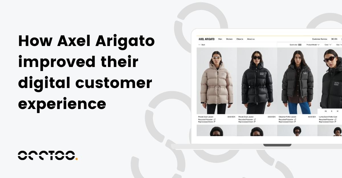 How Axel Arigato improved their digital customer experience